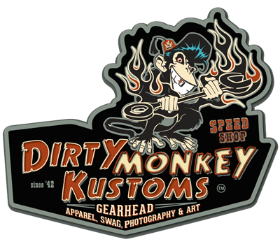 Dirty Monkey Kustoms GearHead Apparel