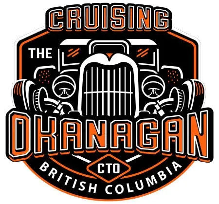 Cruising The Okanagan Hot Rod Apparel - Dirty Monkey Kustoms USA GearHead Apparel