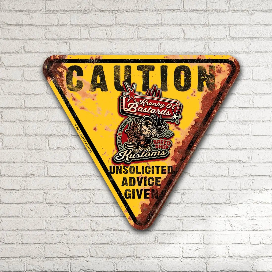 Garage Art - Wall signs | Dirty Monkey Kustoms USA GearHead Apparel