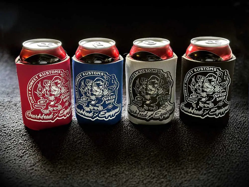DMK Hot Rod GearHead Drink Koozies - 4 Pack