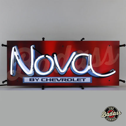 Chevy Nova by Chevrolet Junior Neon Sign With Backing image 0