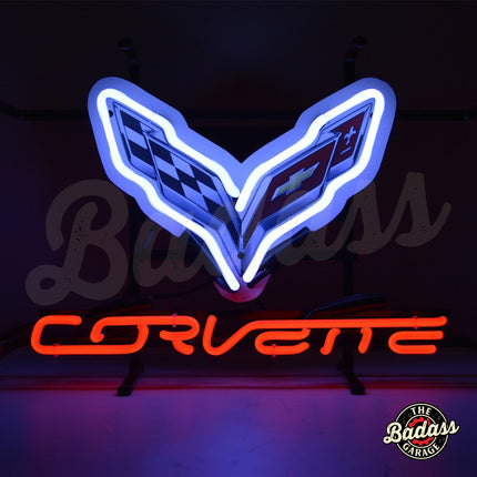 Corvette C7 Junior Neon Sign With Backing image 0
