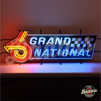 Buick Grand National Neon Sign With Backing image 0