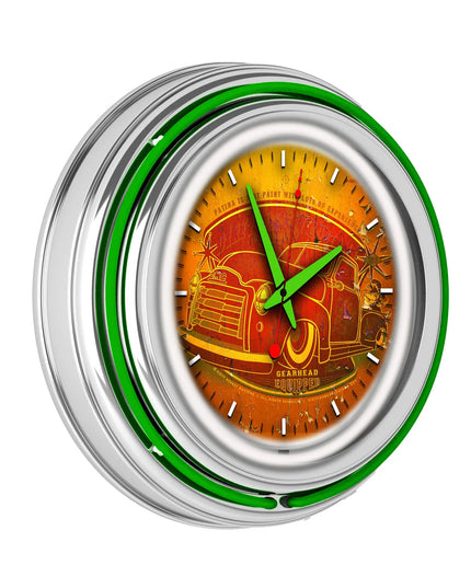1951 GMC Neon Lit Retro Wall Clock