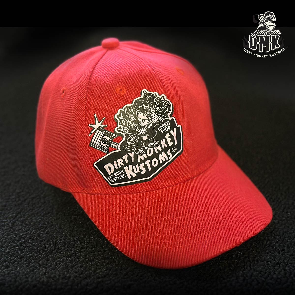 Gorra de béisbol juvenil Dirty Monkey Kustoms Speed ​​Shop