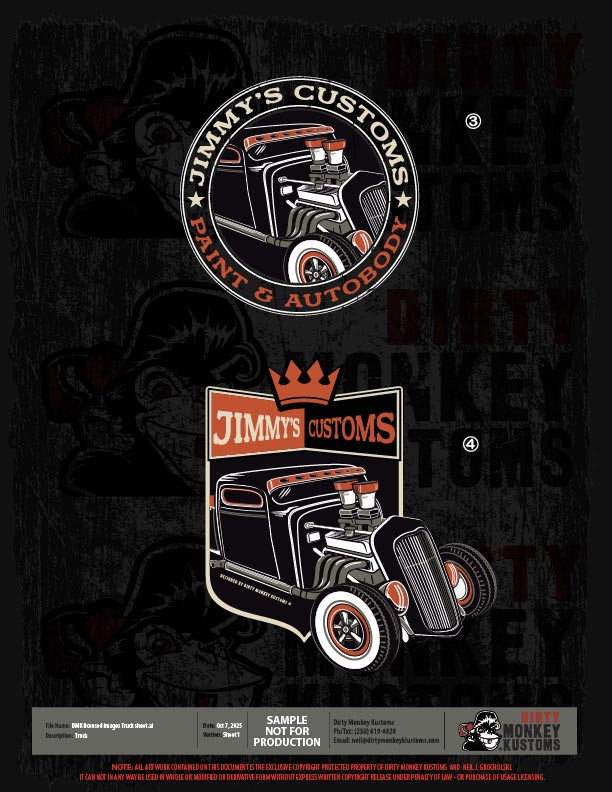 ライセンス可能な1934年式フォードトラックのイラスト