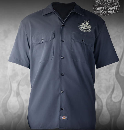 No Air Bags - Limited Edition  Mechanic Shirt (Air Force Blue)