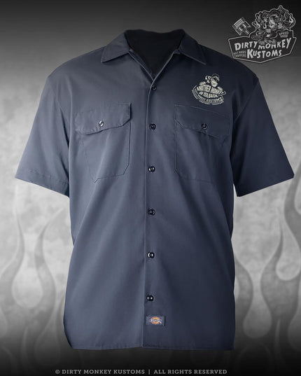 No Air Bags - Limited Edition  Mechanic Shirt (Air Force Blue)