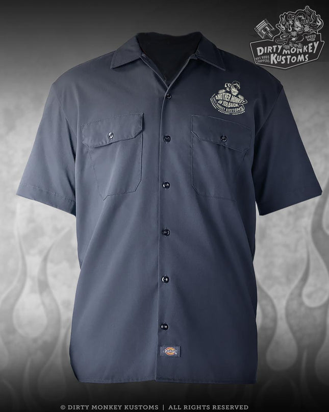 No Air Bags - Limited Edition  Mechanic Shirt (Air Force Blue)