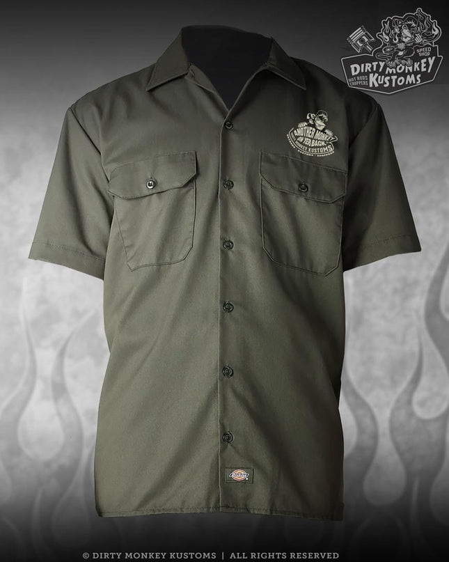No Air Bags - Limited Edition  Mechanic Shirt (Olive Green)