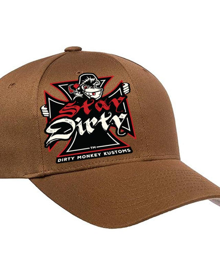 Shit Show Cycles Biker Hat - Coyote Brown FlexFit