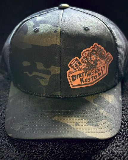 Dirty Monkey Kustoms Speed Shop - Camo Hat
