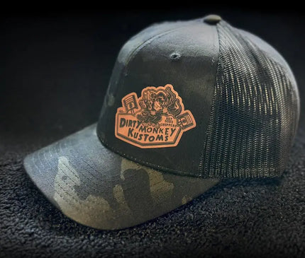 Dirty Monkey Kustoms Speed Shop - Camo Hat