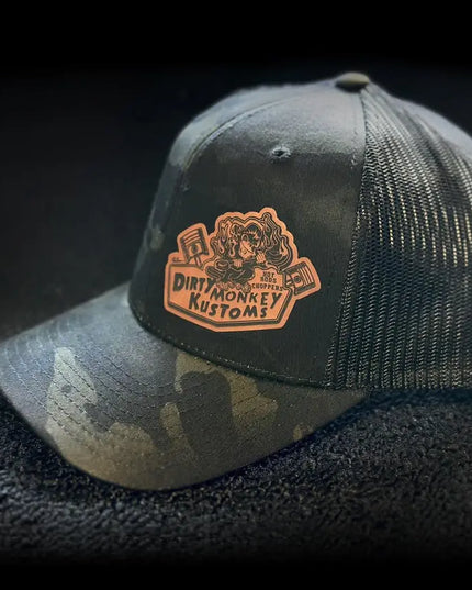 Dirty Monkey Kustoms Speed Shop - Camo Hat