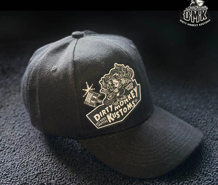 Dirty Monkey Kustoms - Piston GearHead Hat (Black)