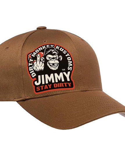 Jimmy the Dirty Monkey Hat - Coyote Brown FlexFit