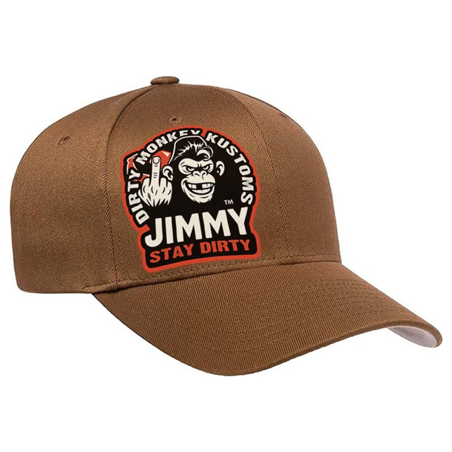 Jimmy the Dirty Monkey Hat - Coyote Brown FlexFit