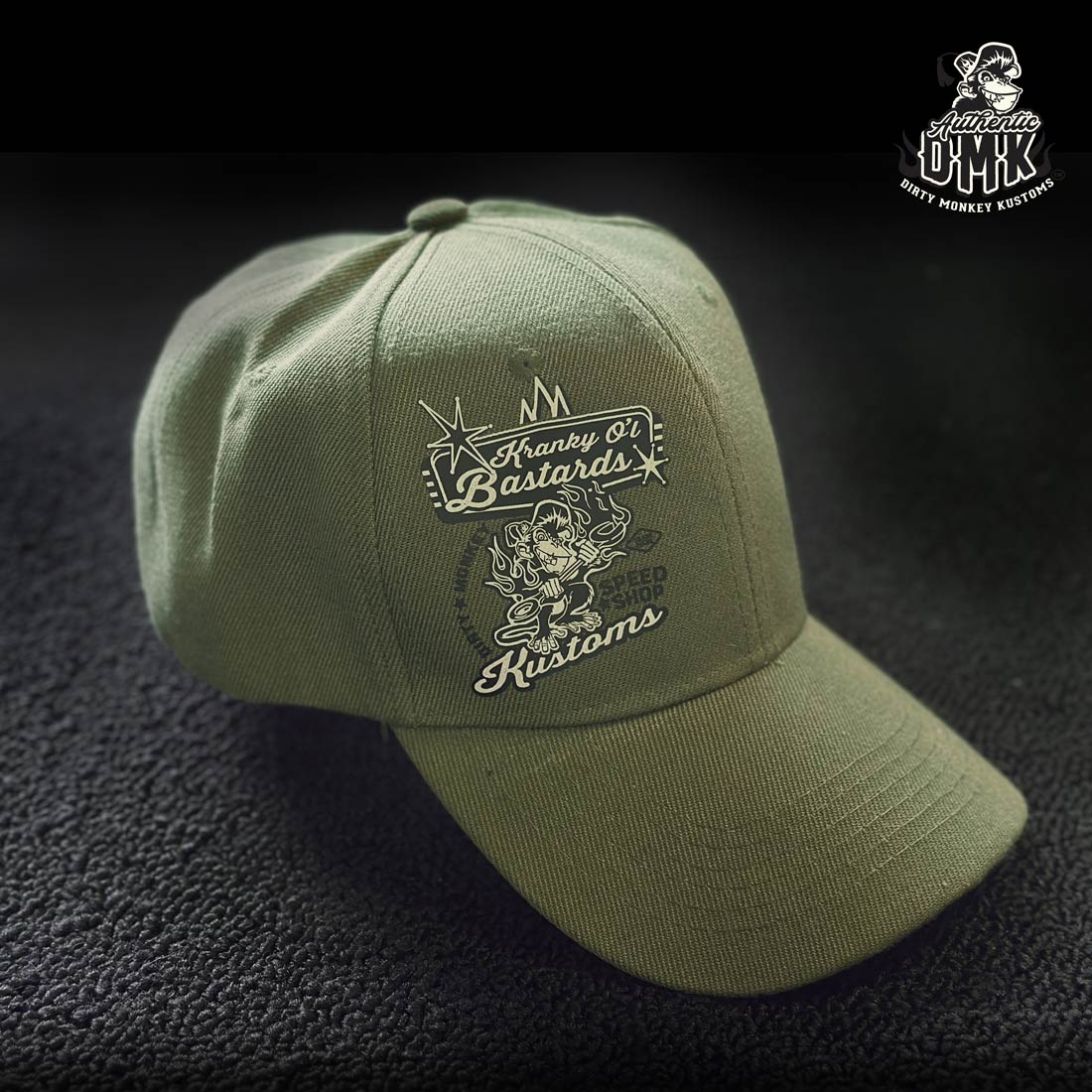 Kranky O'l Bastards - Classic GearHead Hat (Green)