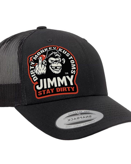 Jimmy The Dirty Monkey Hat - in Black