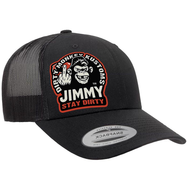 Jimmy The Dirty Monkey Hat - in Black