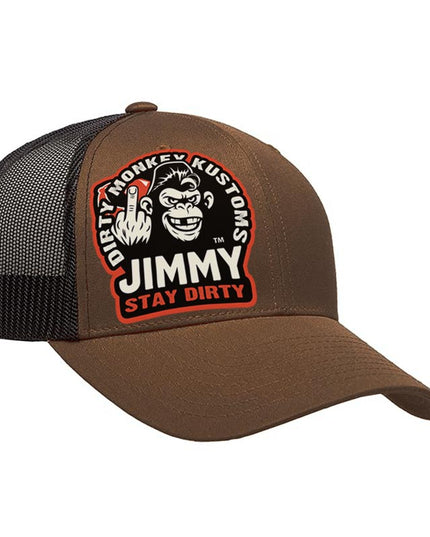 Jimmy The Dirty Monkey Hat - in Coyote / Black