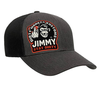 Jimmy The Dirty Monkey Hat - in Dark Heather / Black