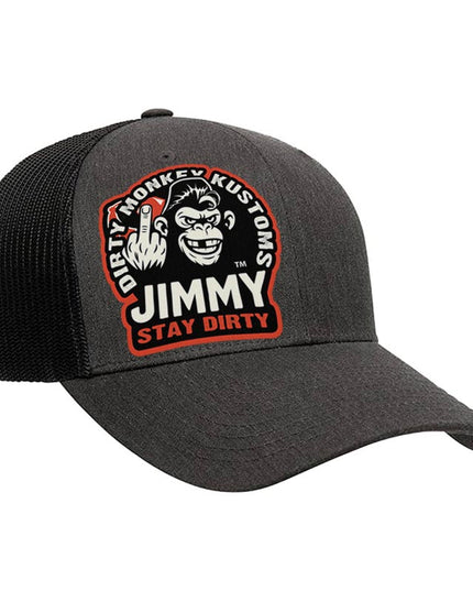 Jimmy The Dirty Monkey Hat - in Dark Heather / Black