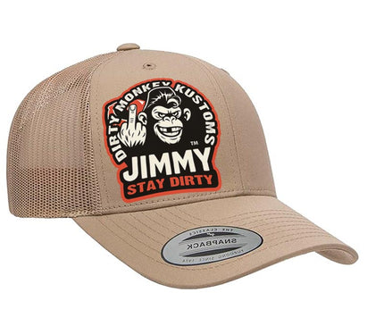 Jimmy The Dirty Monkey Hat - in Khaki