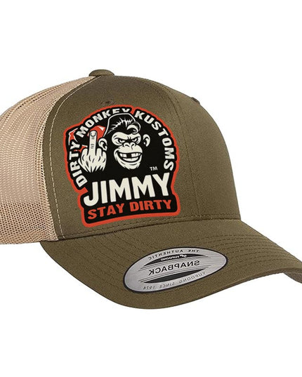 Jimmy The Dirty Monkey Hat - in Moss/Khaki