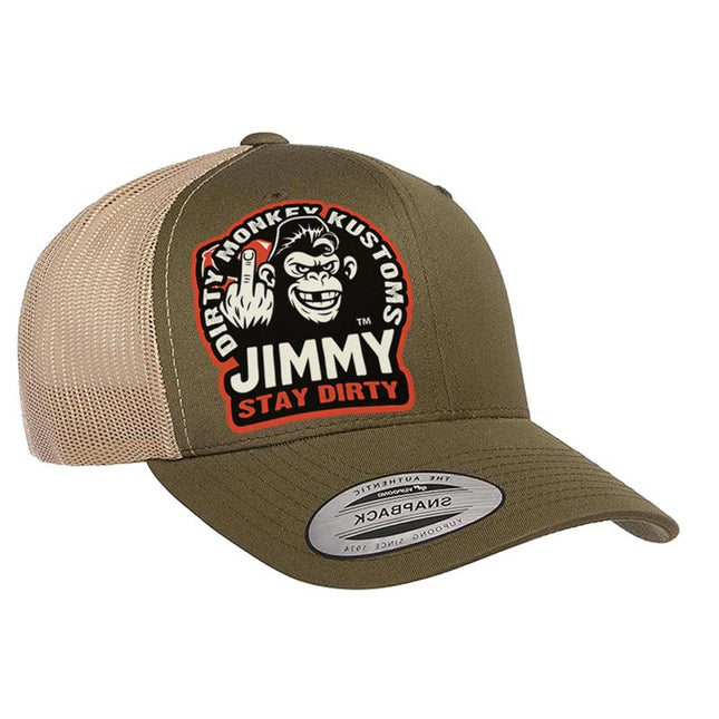 Jimmy The Dirty Monkey Hat - in Moss/Khaki