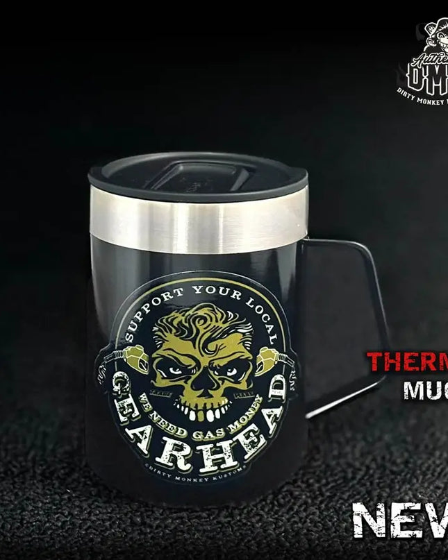 Support Your Local GearHead - Insulated Mechanic Coffee Mug