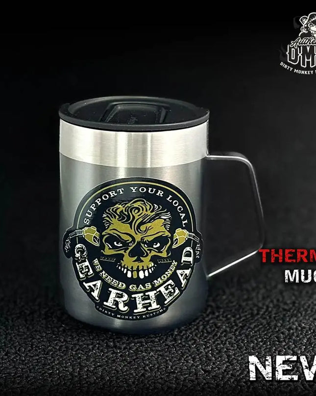 Support Your Local GearHead - Insulated Mechanic Coffee Mug