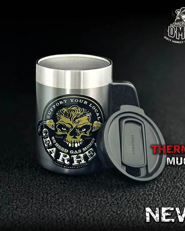 Support Your Local GearHead - Insulated Mechanic Coffee Mug