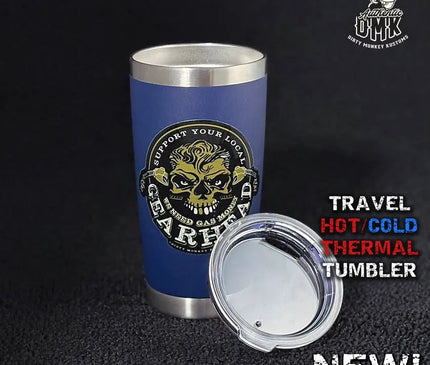Support A GearHead - Travel Tumbler