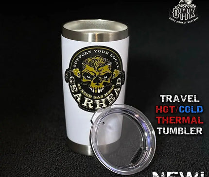 Support A GearHead - Travel Tumbler