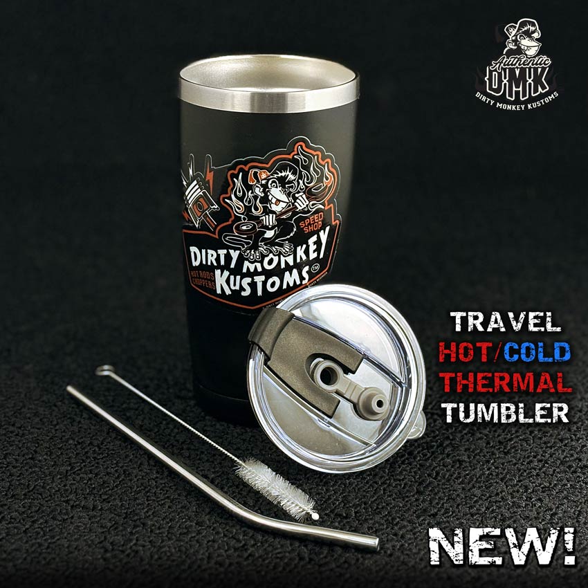 Dirty Monkey Kustoms  - Travel Drink Tumbler