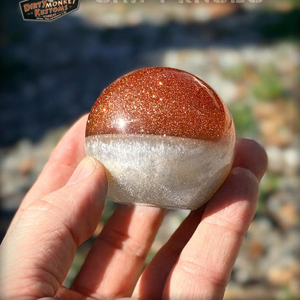 Fast Ball - Copper Metal Flake Shifter Knob - 03