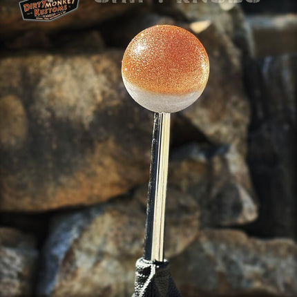 Fast Ball - Copper Metal Flake Shifter Knob - 03