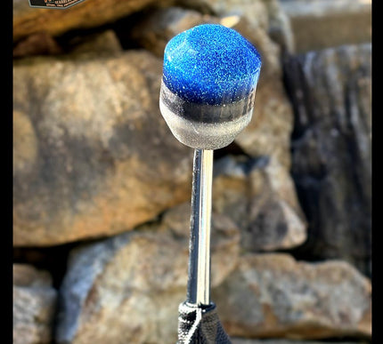 Low Ball - Blue Metal Flake Shifter Knob - 01