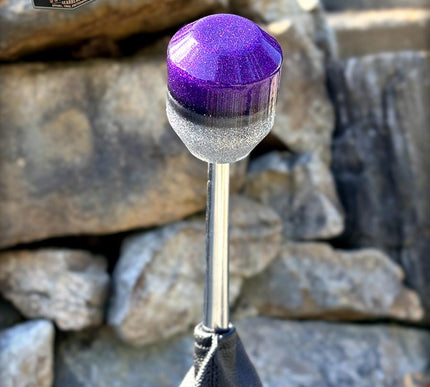 Low Ball - Purple Metal Flake Shifter Knob - 02