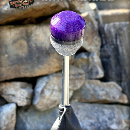 Low Ball - Purple Metal Flake Shifter Knob - 02