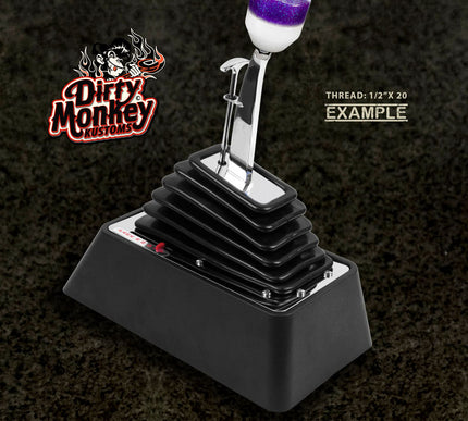 Low Ball - Purple Retro Muscle Car Shifter Knob - 14