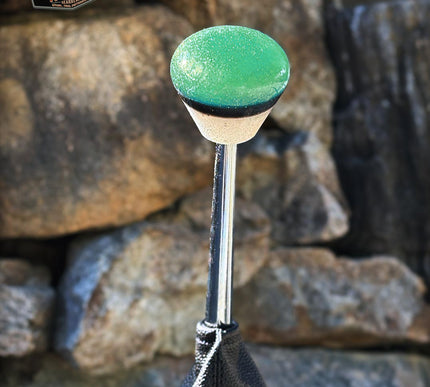 Ol' Skool - Aqua Metal Flake Shifter Knob - 01