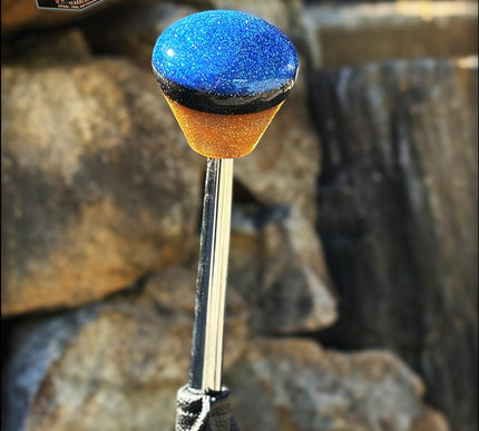 Ol' Skool - Blue Metal Flake Shifter Knob - 02