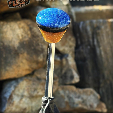 Ol' Skool - Blue Metal Flake Shifter Knob - 02