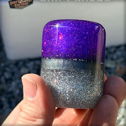 Stubby - Purple Metal Flake Shifter Knob - 01