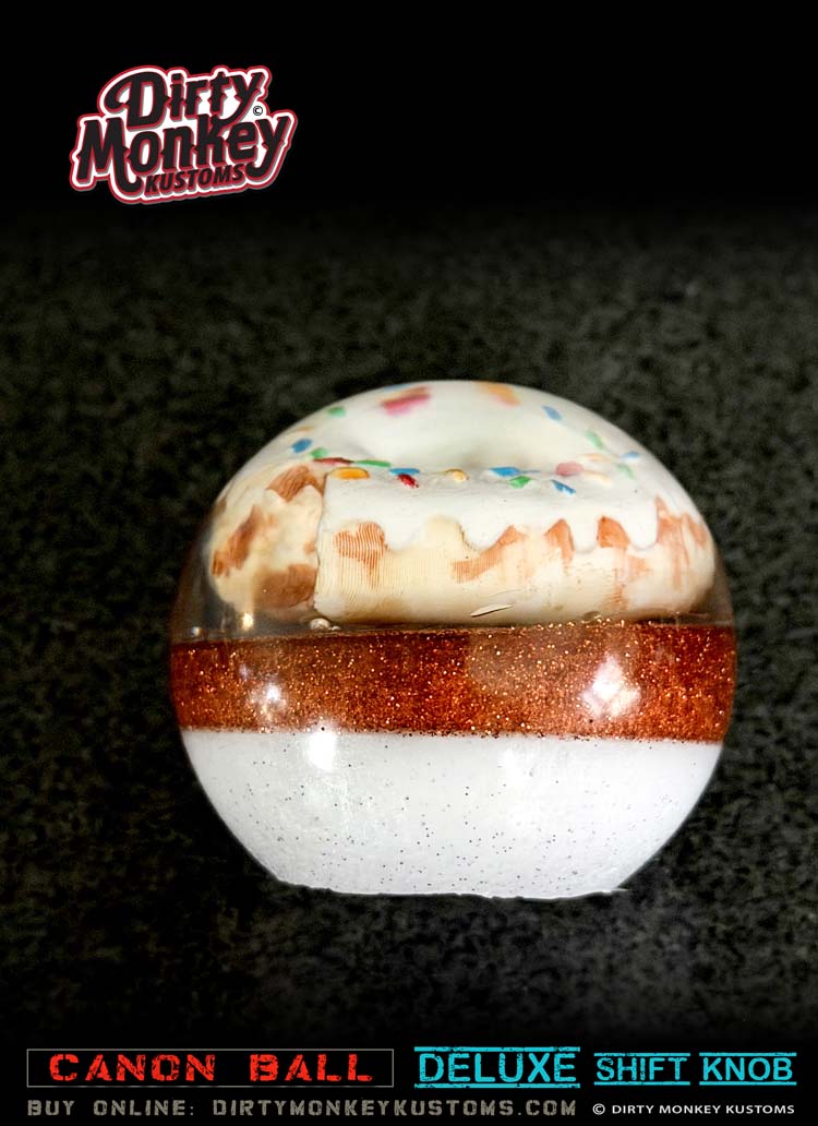 'DOH' Deluxe Canon Ball - Copper Metal Flake Shifter Knob - 6