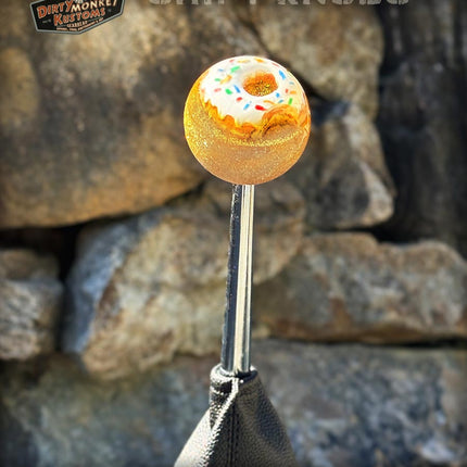 Fast Ball - Doughnut Metal Flake Shifter Knob - 04