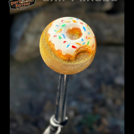 Fast Ball - Doughnut Metal Flake Shifter Knob - 04