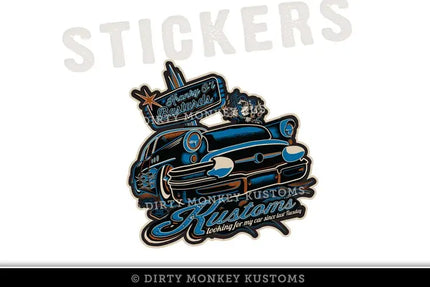 Kranky O'l Bastard$  Buick - Sticker